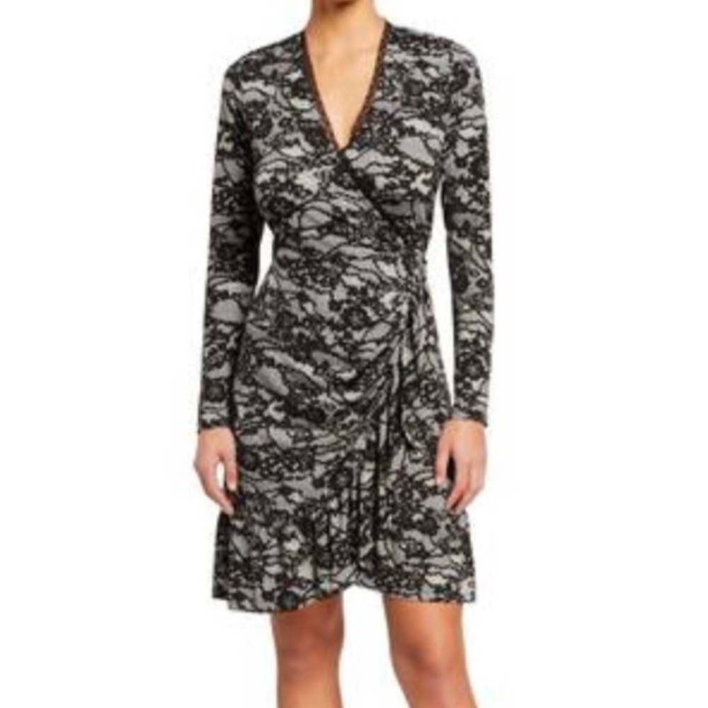 MICHAEL Michael Kors Floral Lace Wrap Dress